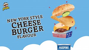1.7K views · 14 reactions | NEW Pringles New York Style Cheeseburger, a new way to experience delicious flavours from around the world. Take a trip with every chip! | Pringles | Facebook