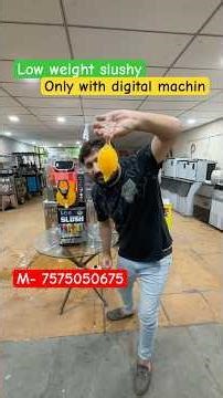 Digital high production slushy making machine | lighting system slush machine | ice slushy maker