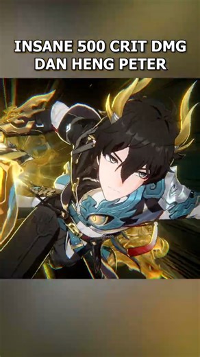 I gave Dan Heng PT 500 crit damage #honkaistarrail #hsrcreators #DanHengPT