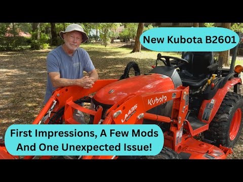 Today's Project: Kubota B2601. First Impressions, A Few Mods And One Major Issue!