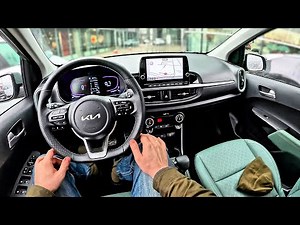 NEW 2025 KIA Picanto 1.2l GT-line | POV Test Drive | Fuel efficiency