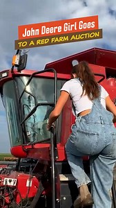 1.2M views · 33K reactions | John Deere Girl Goes To A Red Farm Auction | Laura Farms | Facebook