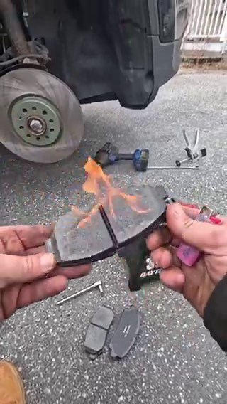 Apparently if you heat up brake pads before installing no more squeaking