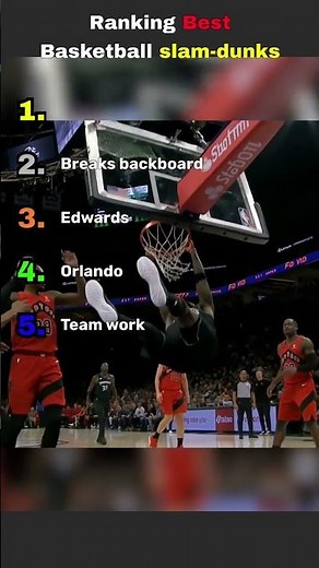 Ranking the Most Insane Dunks Ever 🔥 #nba #basketball