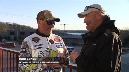 It's set! Todd Goade moves is in the Pelican Products Ultimate Match Fishing Finals presented by Ikon Boats vs Spencer Shuffield Fishing this weekend only on Outdoor Channel Here's how he did it in this week's iKon Boats Match Changing Moment! #MillerTechLithium Ark Fishing International LLC #minnkota | Ultimate Match Fishing