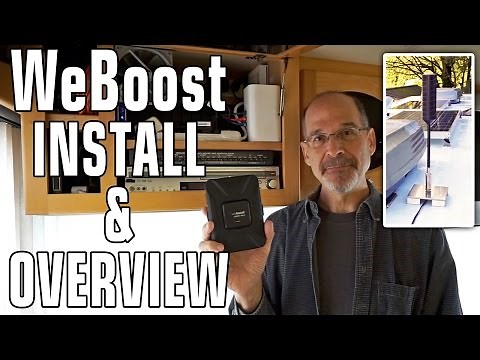 Install a WeBoost Drive 4G-X RV Cellular Booster & 4G-OTR Antenna