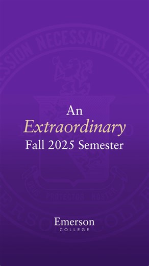 Emerson College on Instagram: "Creativity and imagination. Collaboration and innovation. What a semester! This fall, our vibrant community came together for new traditions and established ones: from a spirited Orientation week welcoming our newest students to campus; to Alumni Weekend, where we celebrated Emersonians from all classes; to our newly established Master Class series; to the second Emerson takeover at the Boston Museum of Science. Our students, faculty, staff, and alumni illuminated 