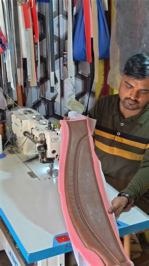 Car Seat Cover Sahider Dual Stitching Tutorial | Fast Stitching Technical Work