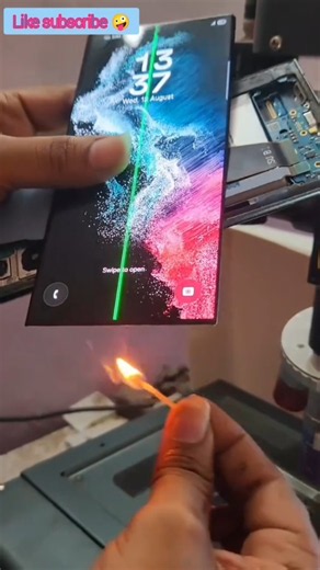 Samsung S Series Green Line Issue 😱 | Real Display Problem! #Shorts #mdazhartech