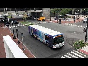 GBT: Downtown Bridgeport bound Gillig LF 4215 Rt.8 at Water St/John St