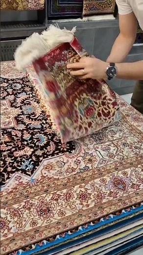 نحوه تا زدن فرش 09123069954 #فرش #howto #فرش_دستبافت #فرش
