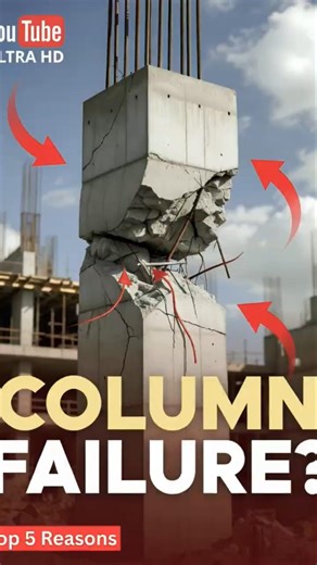Column Failure Reasons Explained | RCC Column Failure Causes | Civil Engineering #civilengineering