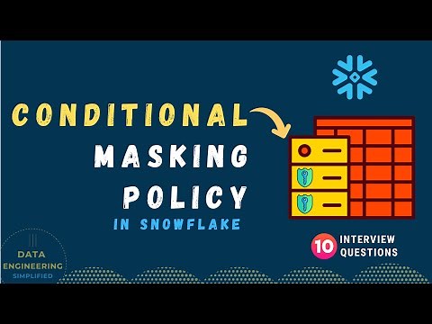 What Is Conditional Dynamic Data Masking In Snowflake | Part-02