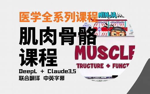 肌肉骨骼课程【医学全系列课程】共16门课程