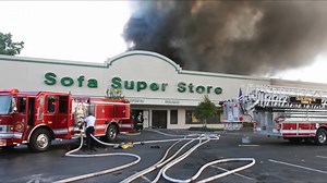 9 firefighters entered this furniture store fire - minutes later they were trapped