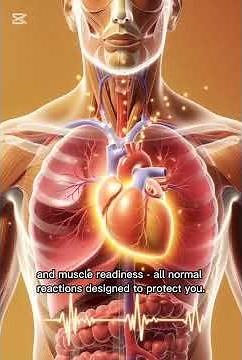 What Happens During a Panic Attack - Anatomy of Stress #aivideo #3dplanet #3danimation #3dmodeling