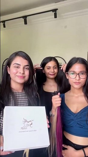 Instant Hair Color with Clip-in Streaks | No Bleach, No Damage | The Shell Hair Color Highlights✨