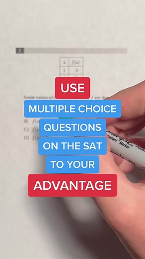 SAT Math Tips: Mastering Multiple Choice Questions