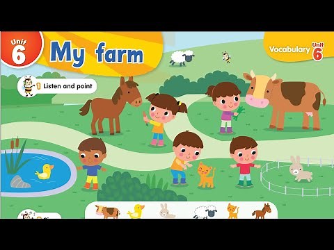 Connect KG 2 Term 2 Unit 6 | My farm | 🐎🐇🐄🦆🐈🐑