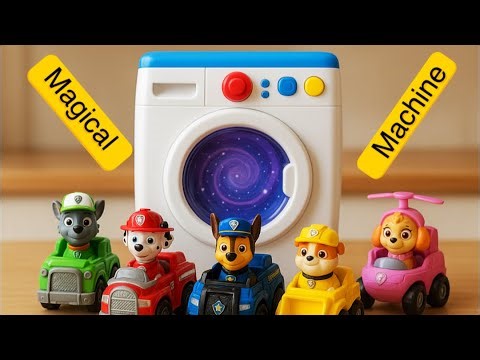 Magical Washing Machine Brings All Paw Patrol Pups Back! | AARA Kids TV |