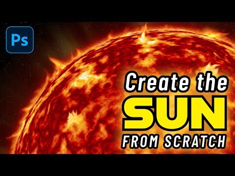 Photoshop Tutorial: Create the Sun from Scratch | Realistic Solar Effect