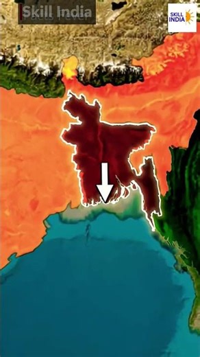 बांग्लादेश: 700+ नदियों और 17.5 करोड़ लोगों की भूमि 🌊 #shorts