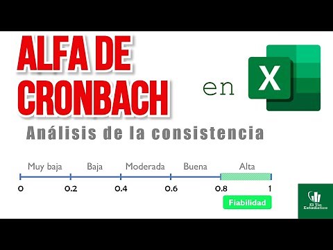 How to calculate CRONBACH'S ALPHA (EASY!) in Excel