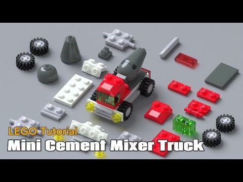 Mini LEGO Cement Mixer Truck! ⛽