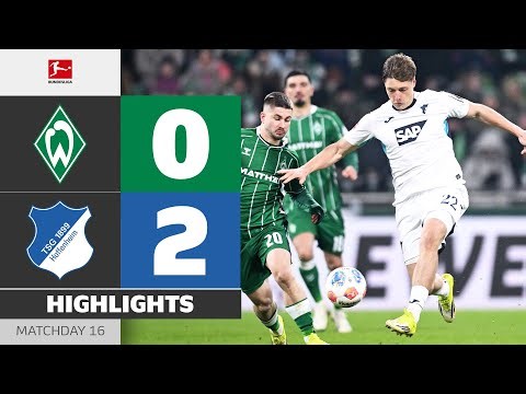 Hoffenheim in Flawless Form! | WERDER BREMEN - HOFFENHEIM | Highlights | MD 16 – Bundesliga 2025/26