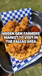 FARMERS’ MARKET IN DFW TO CHECK OUT 👨‍🌾📍 Frisco Fresh Market (9215 John W. Elliott Dr, Frisco, TX 75033)Everything I ate: 🥖 Pastrami Egg Rolls from The Pastrami Stop 🐔 Chicken & Waffles from The Cookout Kitchen 🍔 Meatball Sliders from Mercy Hot Food 🥧 Sweet Potato Pie from Piemazing 🍋 Passion Fruit Mango Lemonade from Boo Boo’s Lemonade. So whether you live in the Dallas area or are a tourist, don’t forget to Visit Frisco, TX! 🤠🏷️ #frisco #dallas #farmersmarket #dfw #texas | The Hungry