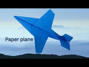 how to make paper airplanes that fly far | paper airplane that flies far easy step by step