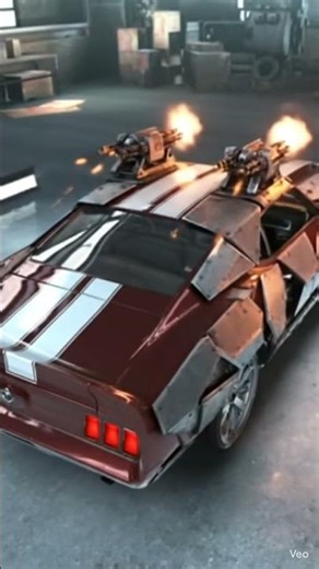 Red Public car convert into war car 🚗 subscribe 👇 #song #attitude #mostliked #defeat