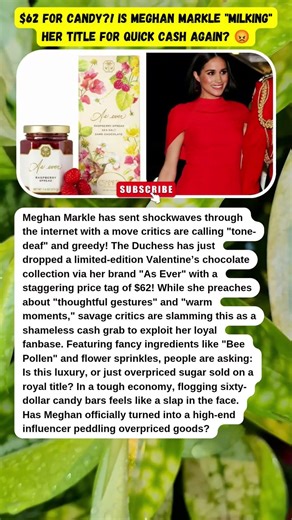 Meghan's $62 Chocolate SCANDAL? 🍫 #MeghanMarkle #DuchessOfSussex #RoyalFamily