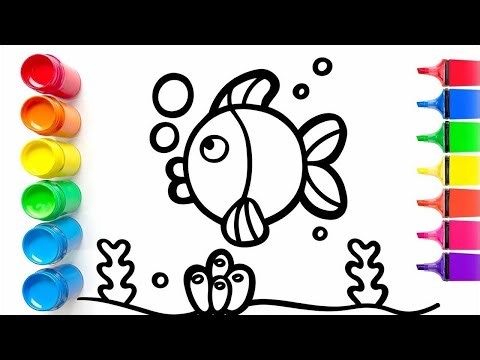 How To Draw a Beautiful Easy Fish Step By Step Tutorial