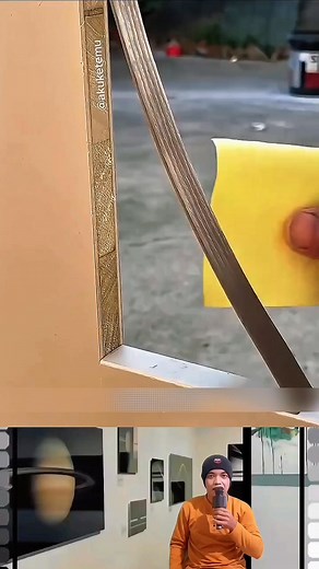 Creative way for woodworkers to install HPL edges #tipsandtrik | Mang Obay