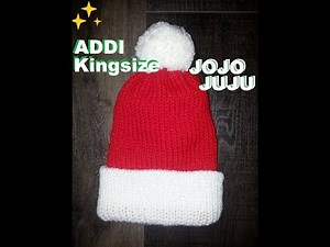 HOW TO KNIT A (SANTA) HAT | KNITTING MACHINE