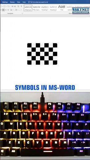 Checkboard Symbols Shortcut Keys | Insert Symbols Quickly | Computer Tips & Tricks #shortcutkeys