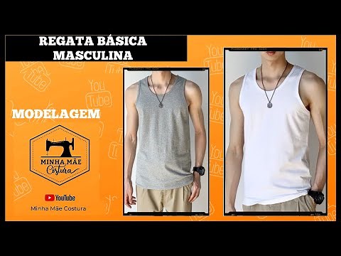 Men's Basic Tank Top - Pattern Making Step-by-Step