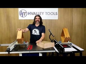 Add Splines to woodworking Miter Joints. HValley Tools Spline Jig for Router Tables & Table Saws