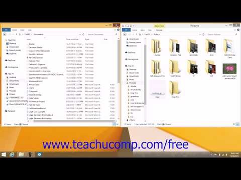 Windows 8.1 Tutorial Cuttting, Copying and Pasting Files and Folders Microsoft Training Lesson 2.10