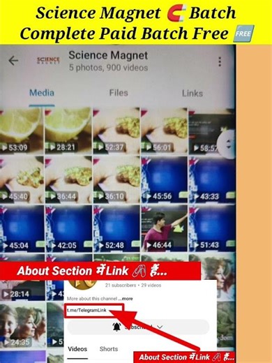 science magnet paid course free on telegram link | science magnet paid course review