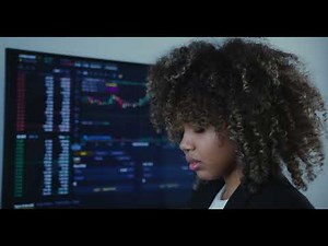 Stock Market | Female Broker Trading | 4K Free Stock Videos | Royalty Free Stock Footage
