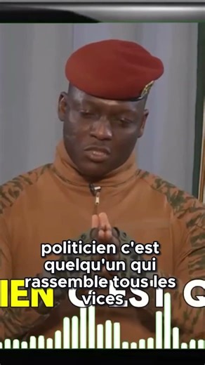 Voici la vraie définition d'un politicien #ibrahimtraoré #burkinafaso #aes #afrique