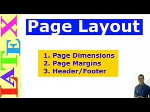 Page Layout in LaTeX (Latex Basic Tutorial-18)