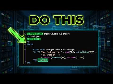Master SQL Triggers & Magic Tables in 20 Minutes