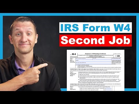 How to fill out IRS Form W4 2022 with a SECOND JOB