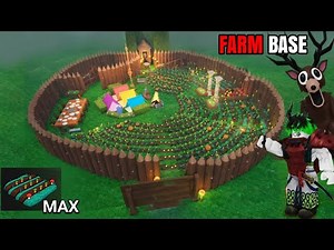 Aku Bikin Base Full Kebun Enchanted di UPDATE 99 Night In The Forest