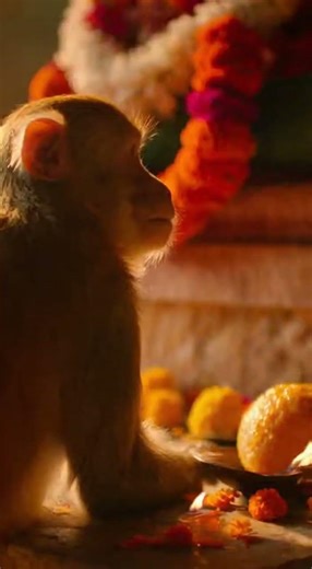 “Jab bhakti sachchi ho, toh Bhandar bhi Hanuman ji ko laddu chadha deta hai 🙏🐒”#hanumanji