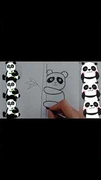 👉 How to Draw a Cute Panda 🐼 | Easy Step-by-Step Drawing for Kids