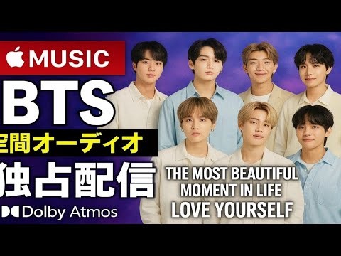 BTS名盤が別次元に..！Apple Musicで“空間オーディオ”独占解禁の衝撃とは？【Dolby Atmos】